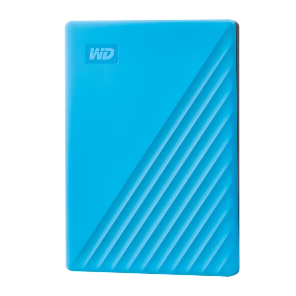 slide 1 of 4, Western Digital My Passport Portable External Hard Drive, 2Tb, Wdbyvg0020Bbl-Wesn, Blue, 1 ct
