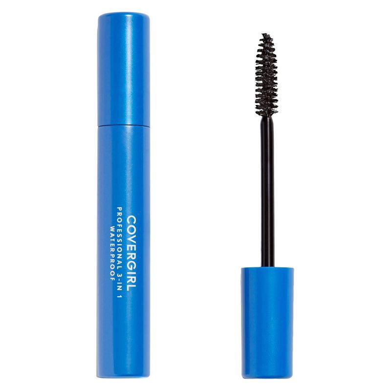 slide 3 of 5, Covergirl Professional 3-In-1 Waterproof Mascara - Very Black, 0.3 fl oz