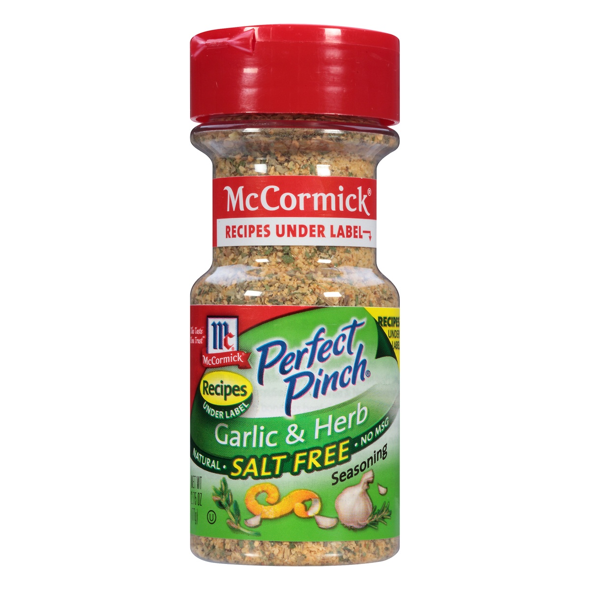 slide 1 of 2, McCormick Perfect Pinch Garlic & Herb Salt Free Seasoning, 2.75 oz