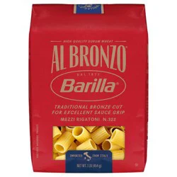 Barilla Al Bronzo Mezzi Rigatoni Pasta 1 lb