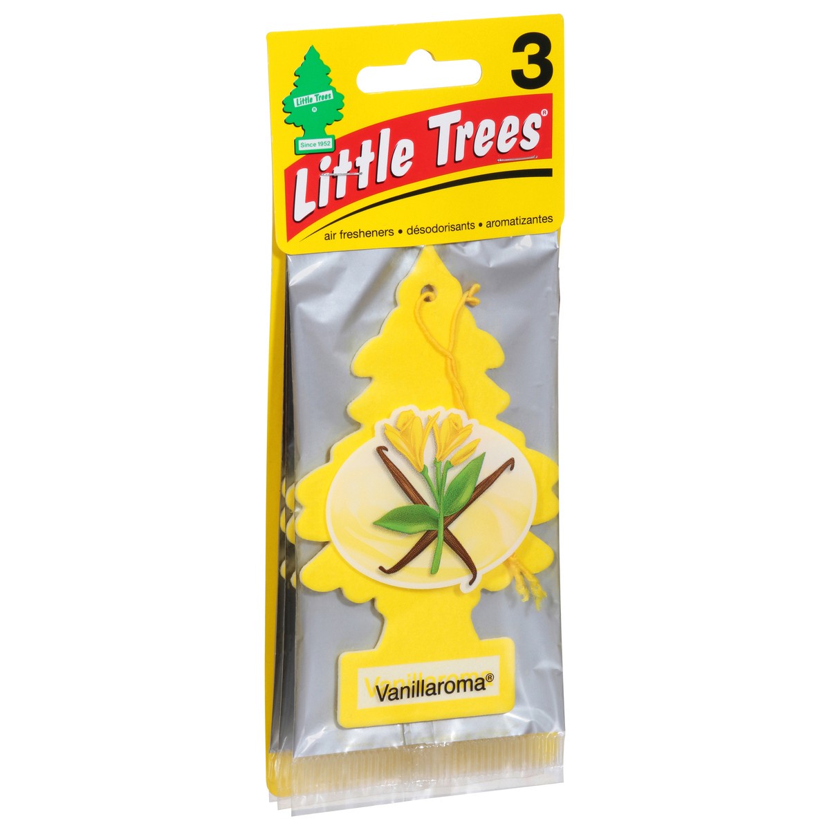 slide 9 of 9, Little Trees Vanillaroma Air Freshener 3 ea, 3 ct