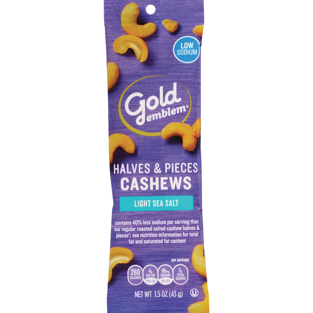 slide 1 of 1, GE Cashew Halves And Pieces, 1.5 oz