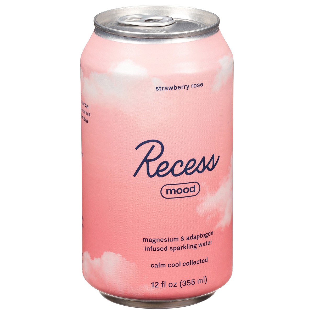 slide 10 of 13, Recess Mood Strawberry Rose Sparkling Water - 12 oz, 12 oz