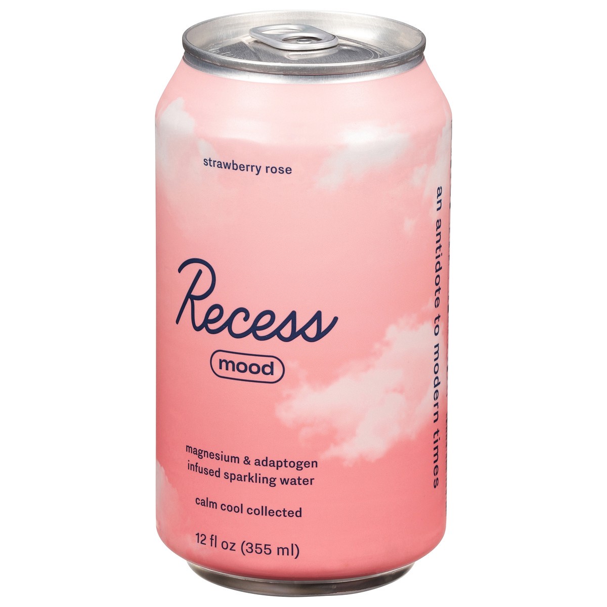 slide 5 of 13, Recess Mood Strawberry Rose Sparkling Water - 12 oz, 12 oz