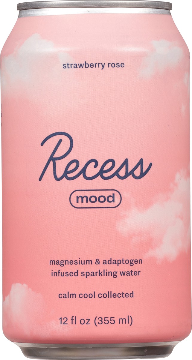 slide 2 of 13, Recess Mood Strawberry Rose Sparkling Water - 12 oz, 12 oz