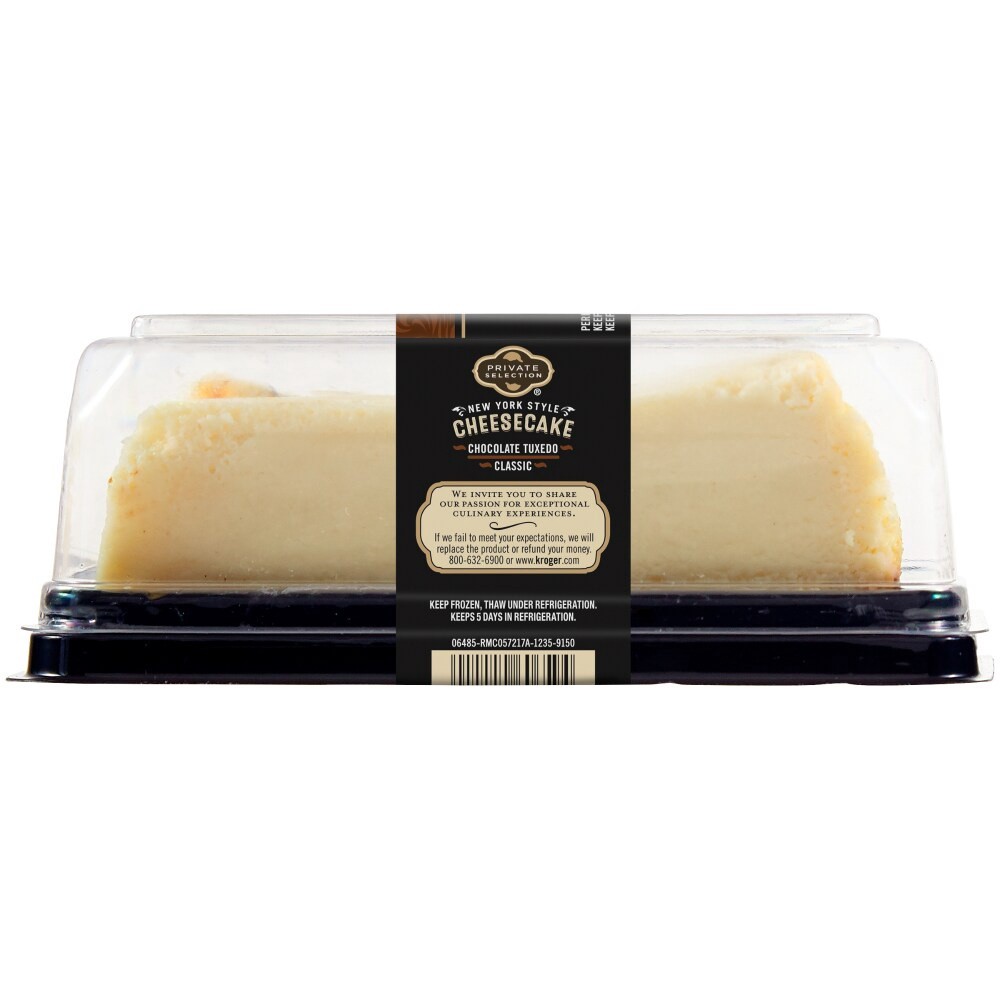 slide 4 of 4, Private Selection Tuxedo Cheesecake Slices, 8 oz