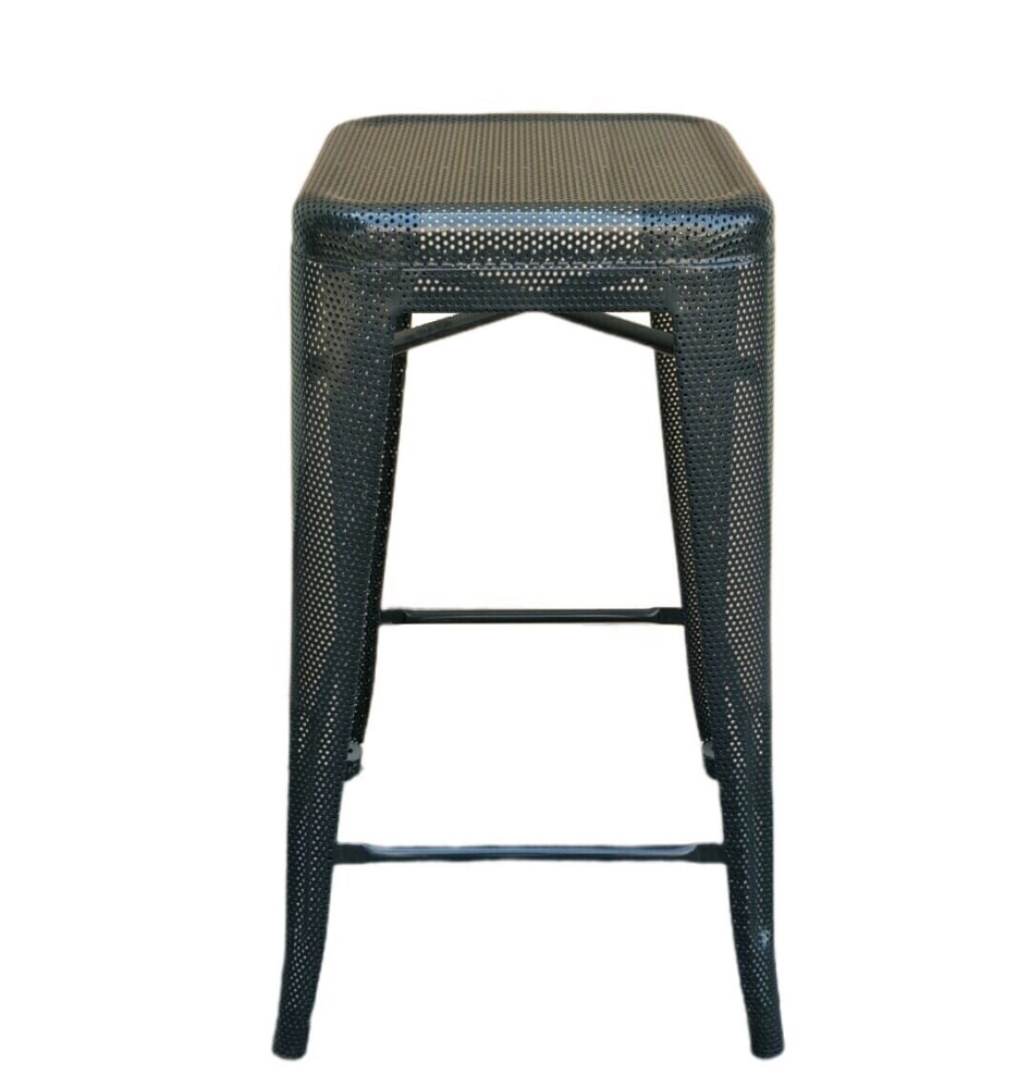 slide 1 of 1, HD Designs Onyx Mesh Metal Stool - Black, 1 ct