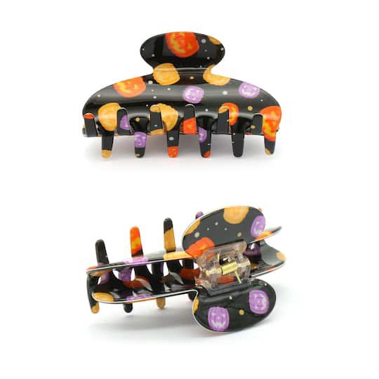 slide 1 of 4, Pumpkin Claw Clip By Celebrate It, adult