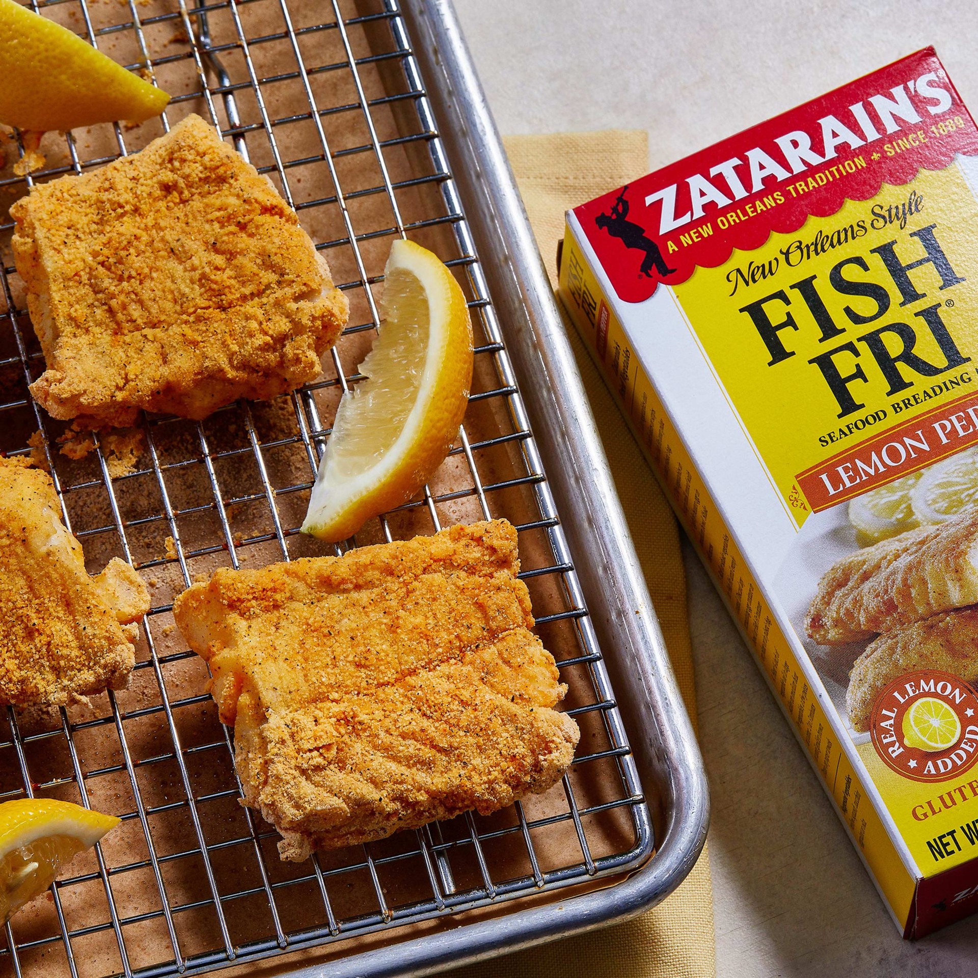 slide 4 of 5, Zatarain's Fish Fry - Lemon Pepper, 12 oz