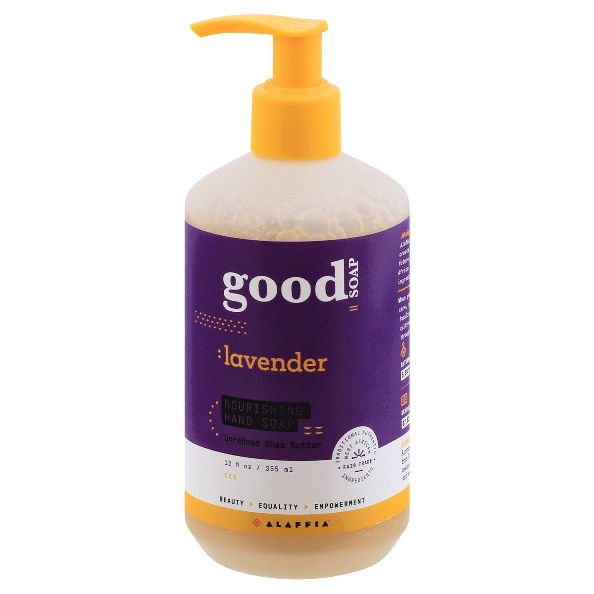 slide 6 of 12, Good Soap Good Soap Nourishing Lavender Hand Soap 12 oz, 12 oz