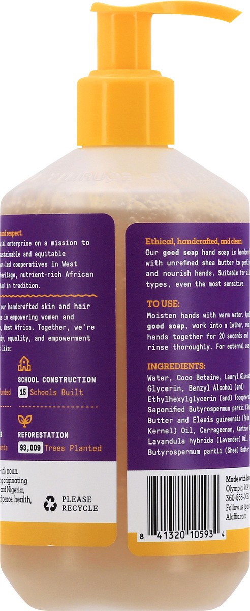 slide 9 of 12, Good Soap Good Soap Nourishing Lavender Hand Soap 12 oz, 12 oz