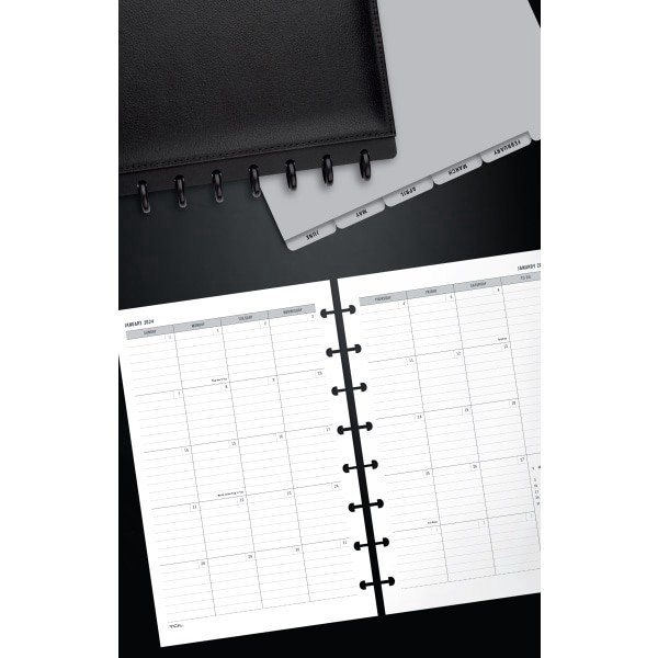 slide 2 of 4, TUL Discbound Weekly/Monthly Planner Refill Pages, Letter Size, 1 ct