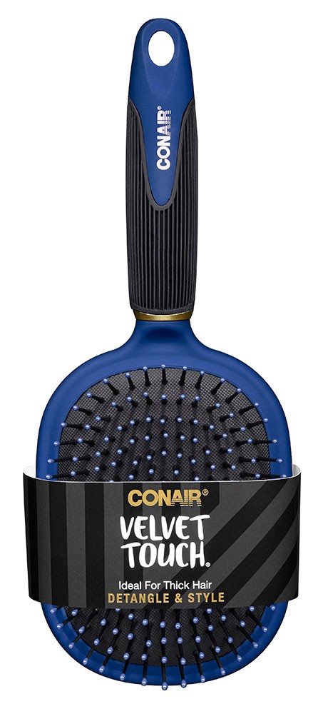 slide 2 of 5, Conair Velvet Touch XL Brush, 1 ct