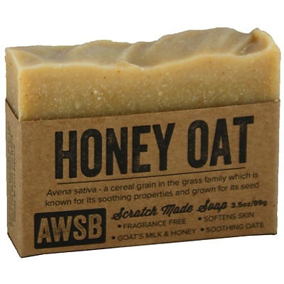 slide 1 of 1, A Wild Soap Bar Honey Oat Soap, 3.5 oz