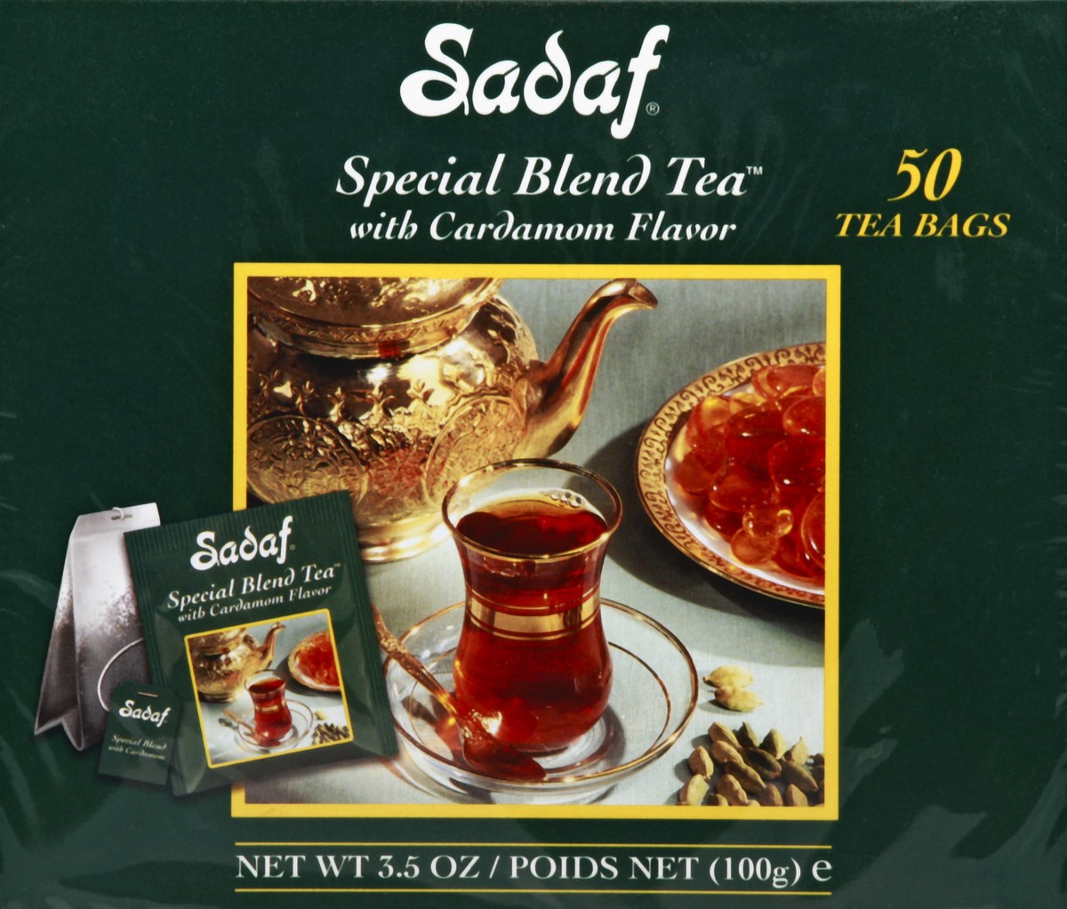 slide 1 of 5, Sadaf Tea 50 ea, 50 ct