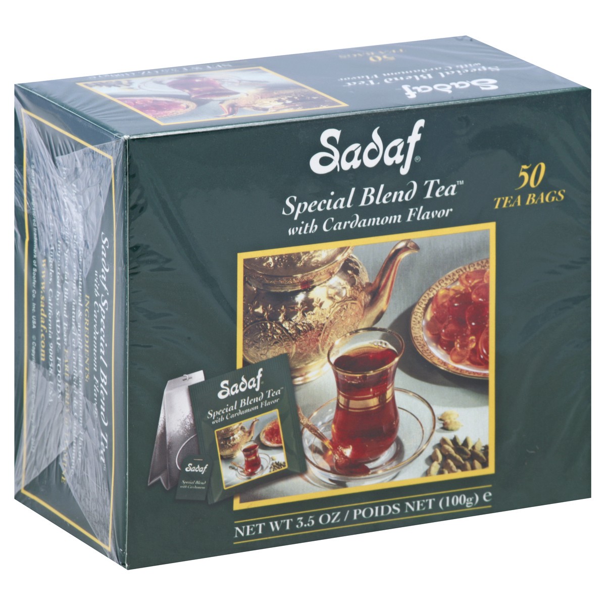 slide 5 of 5, Sadaf Tea 50 ea, 50 ct