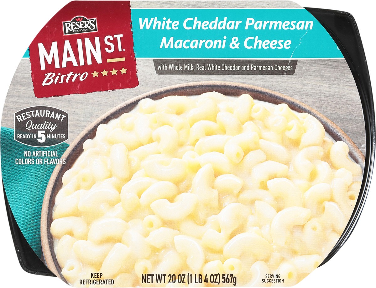 slide 2 of 13, Main St. Bistro White Cheddar Parmesan Macaroni & Cheese 20 oz, 20 oz