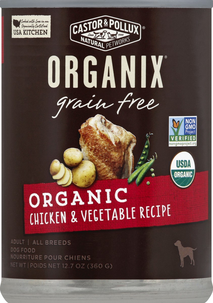 slide 1 of 1, Organix Dog Food 12.7 oz, 12.7 oz