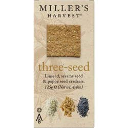 Miller's Harvest Three Seed Crackers