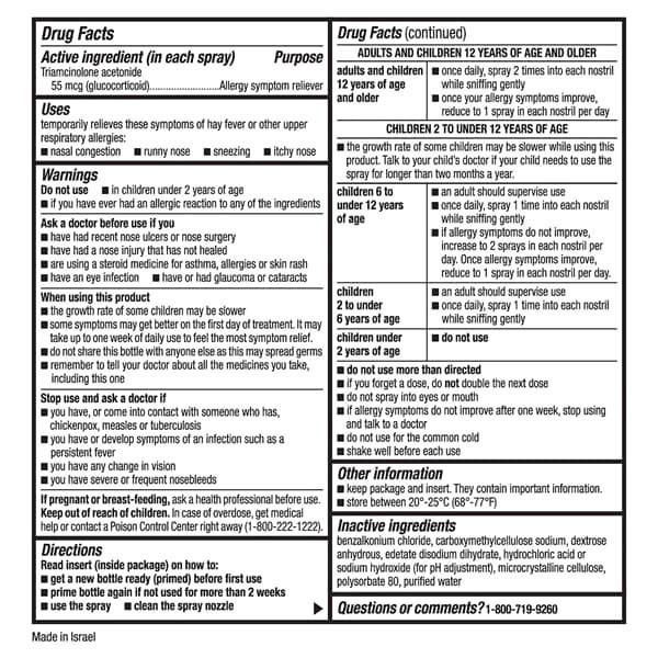 slide 9 of 25, Meijer Triamcinolone Acetonide 60 Spray, 1 ct