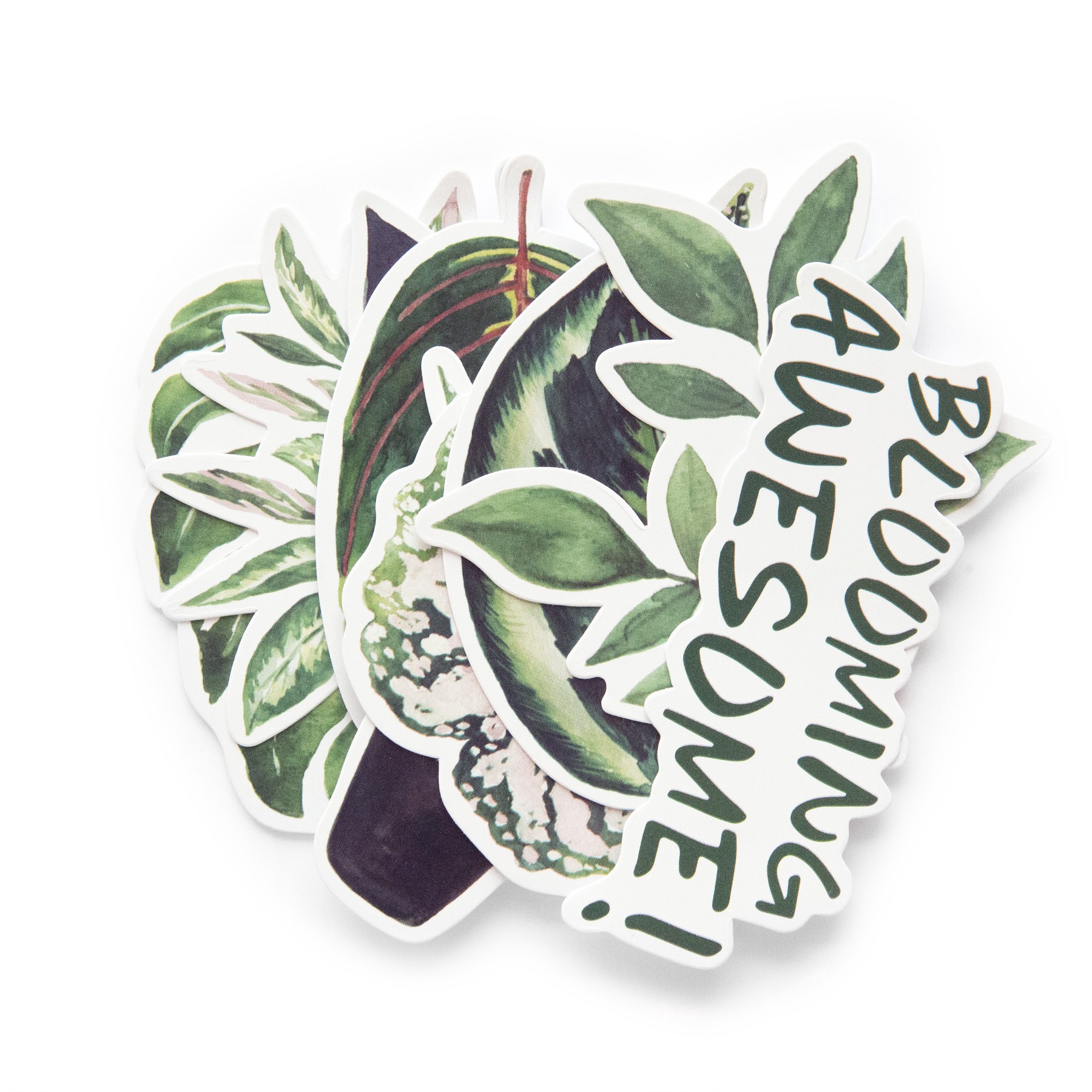 slide 3 of 5, Green Plants Die Cut Stickers By Recollections, 4 in x 6 in