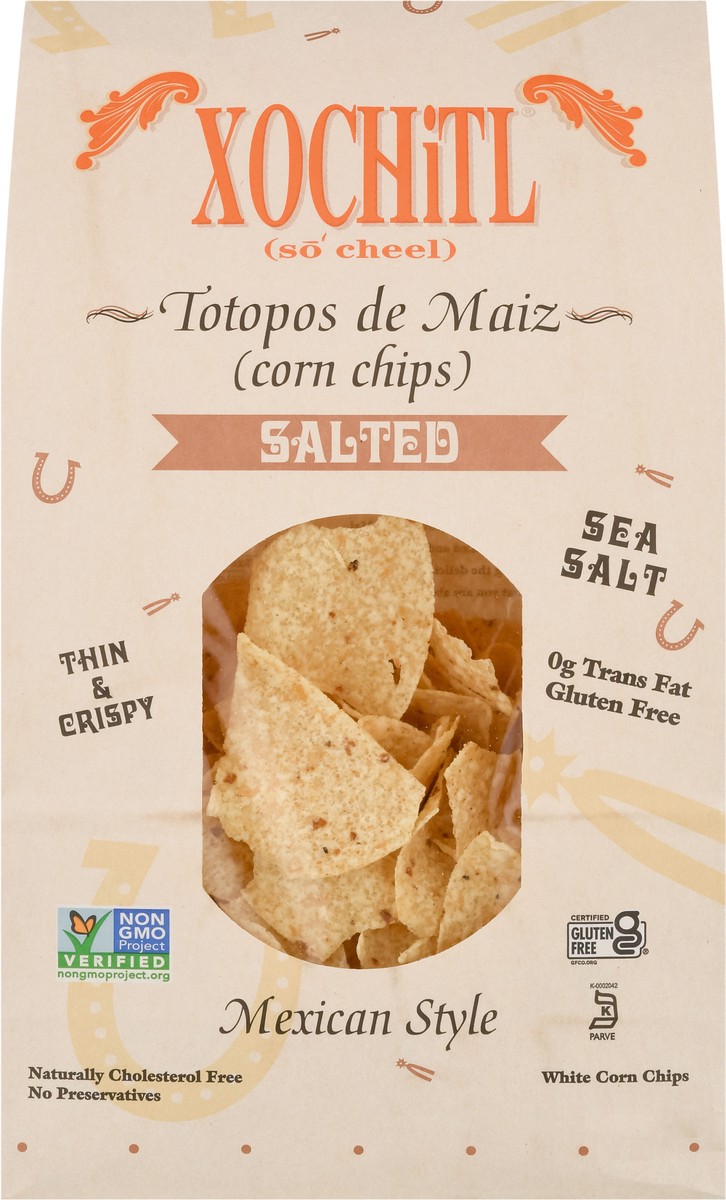 slide 1 of 4, Xochitl Thin & Crispy Mexican Style White Salted Sea Salt Corn Chips 16 oz, 16 oz