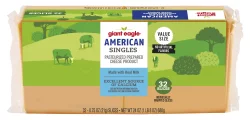 Giant Eagle Iws Cheese American Singles