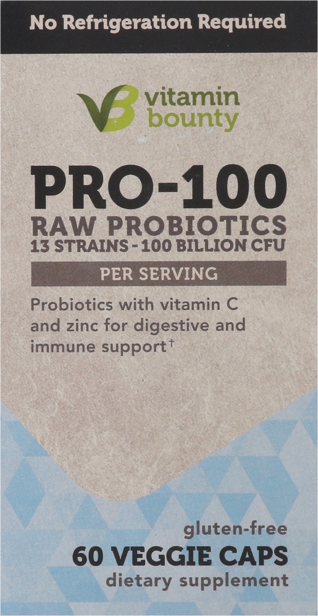 slide 12 of 14, Vitamin Bounty Pro-100 Raw Probiotic Capsules, 60 ct