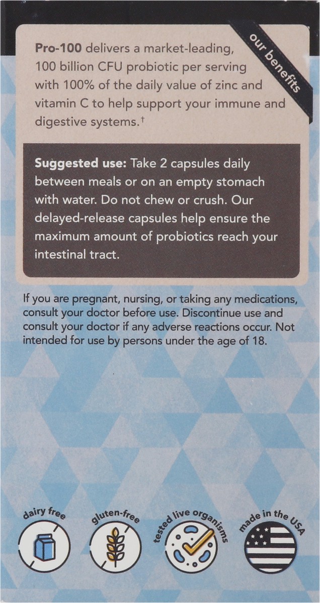 slide 7 of 14, Vitamin Bounty Pro-100 Raw Probiotic Capsules, 60 ct