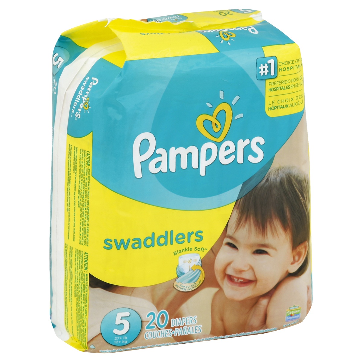 slide 1 of 1, Pampers Diapers 20 ea, 20 ct