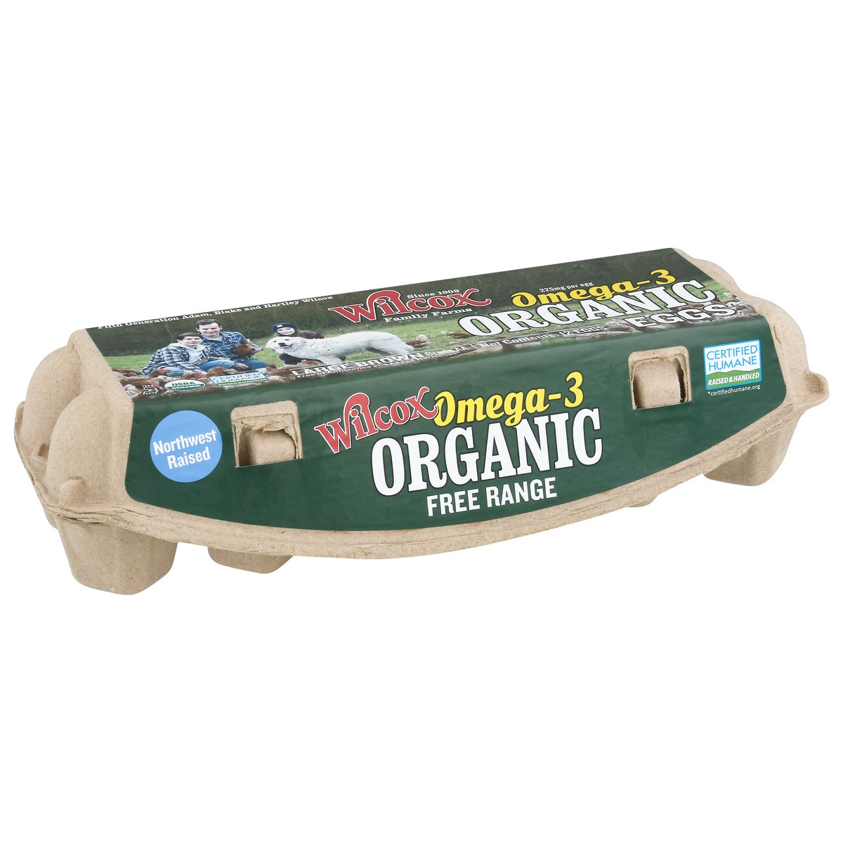 slide 4 of 9, Wilcox Organic Brown Free Range Eggs Large 12 ea, 12 ct