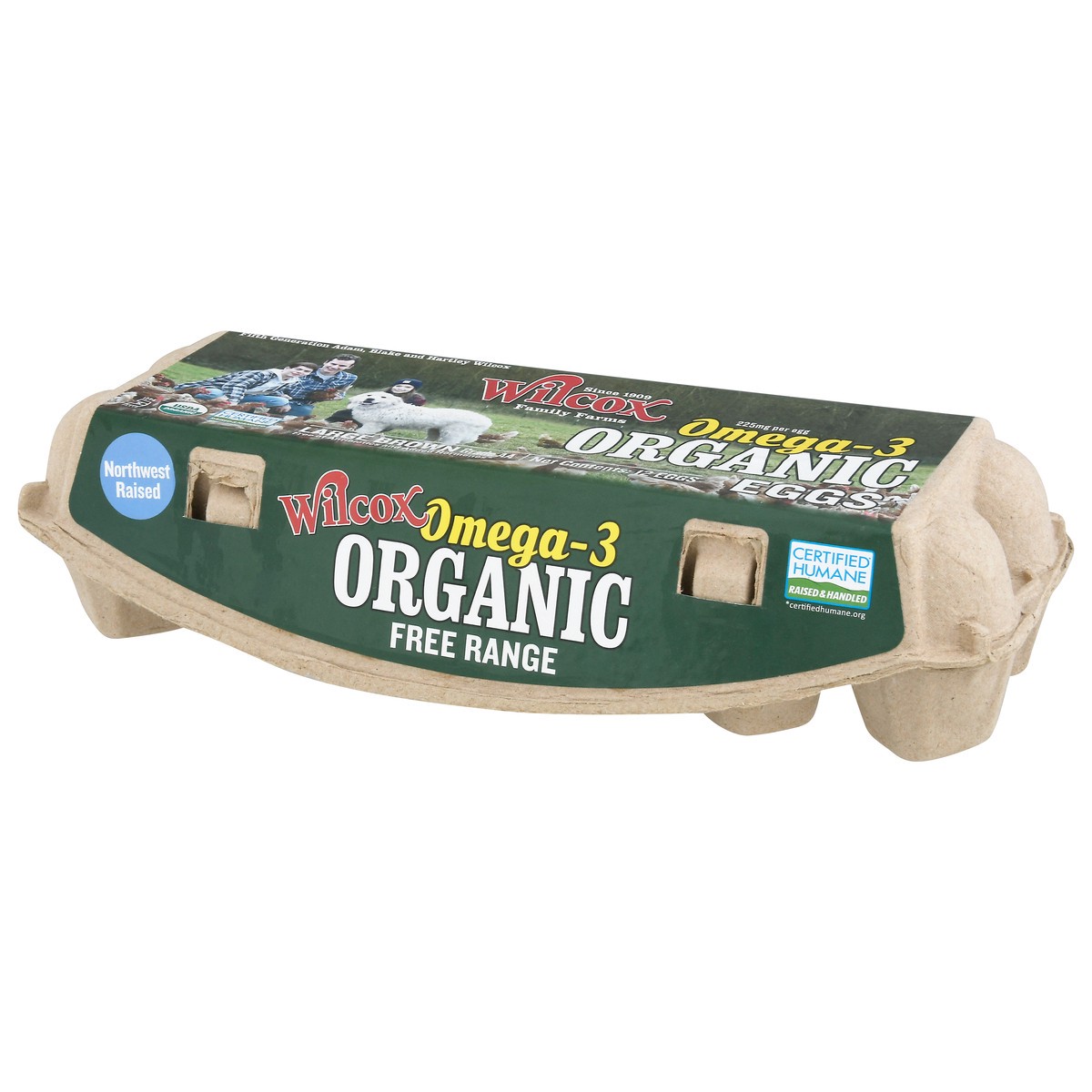 slide 5 of 9, Wilcox Organic Brown Free Range Eggs Large 12 ea, 12 ct