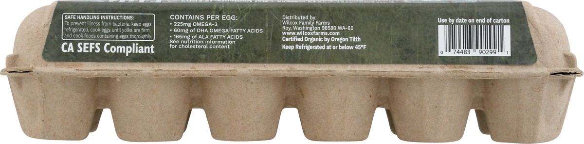 slide 6 of 9, Wilcox Organic Brown Free Range Eggs Large 12 ea, 12 ct