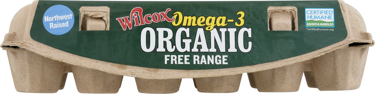 slide 7 of 9, Wilcox Organic Brown Free Range Eggs Large 12 ea, 12 ct