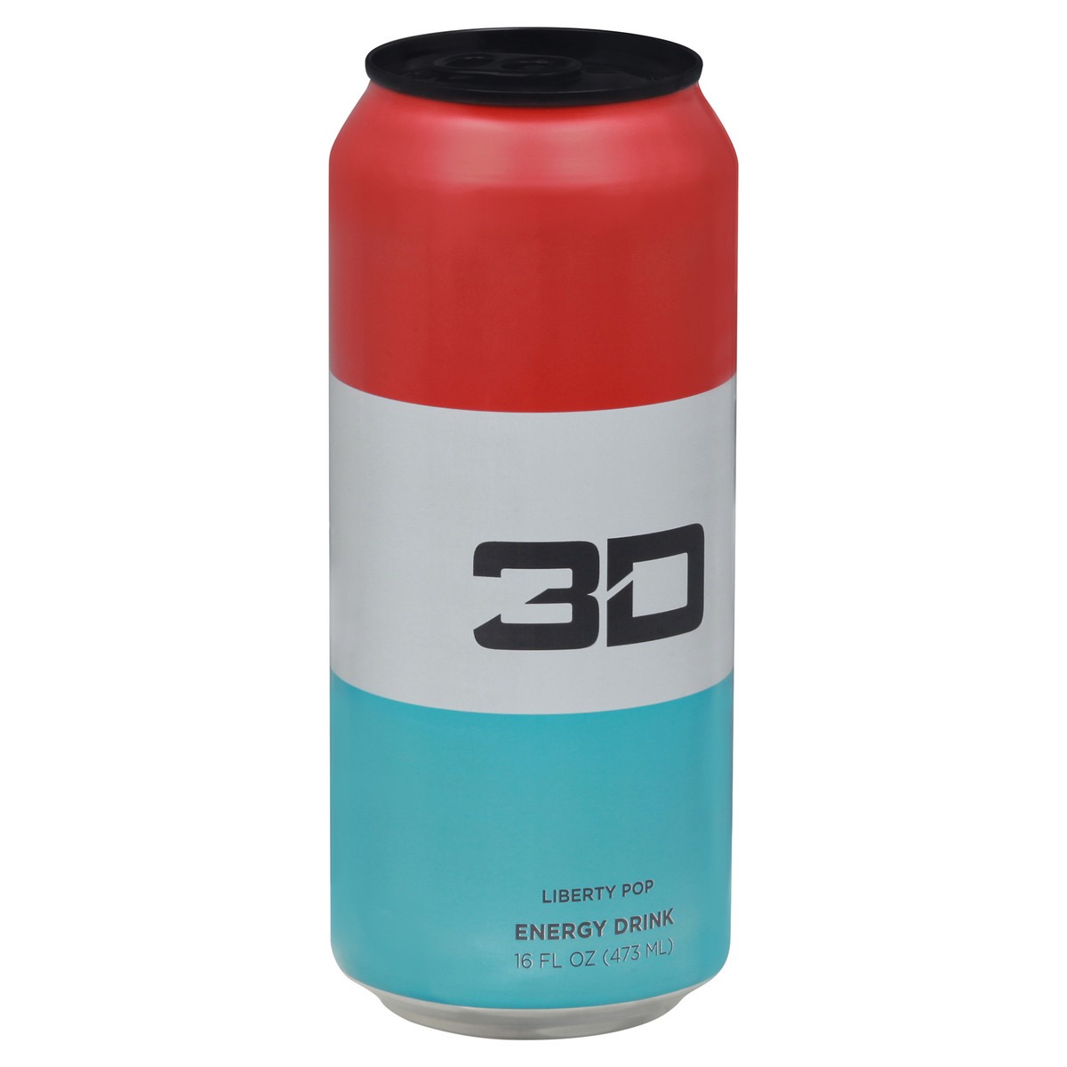 slide 2 of 13, 3D Liberty Pop Energy Drink, 16 fl oz