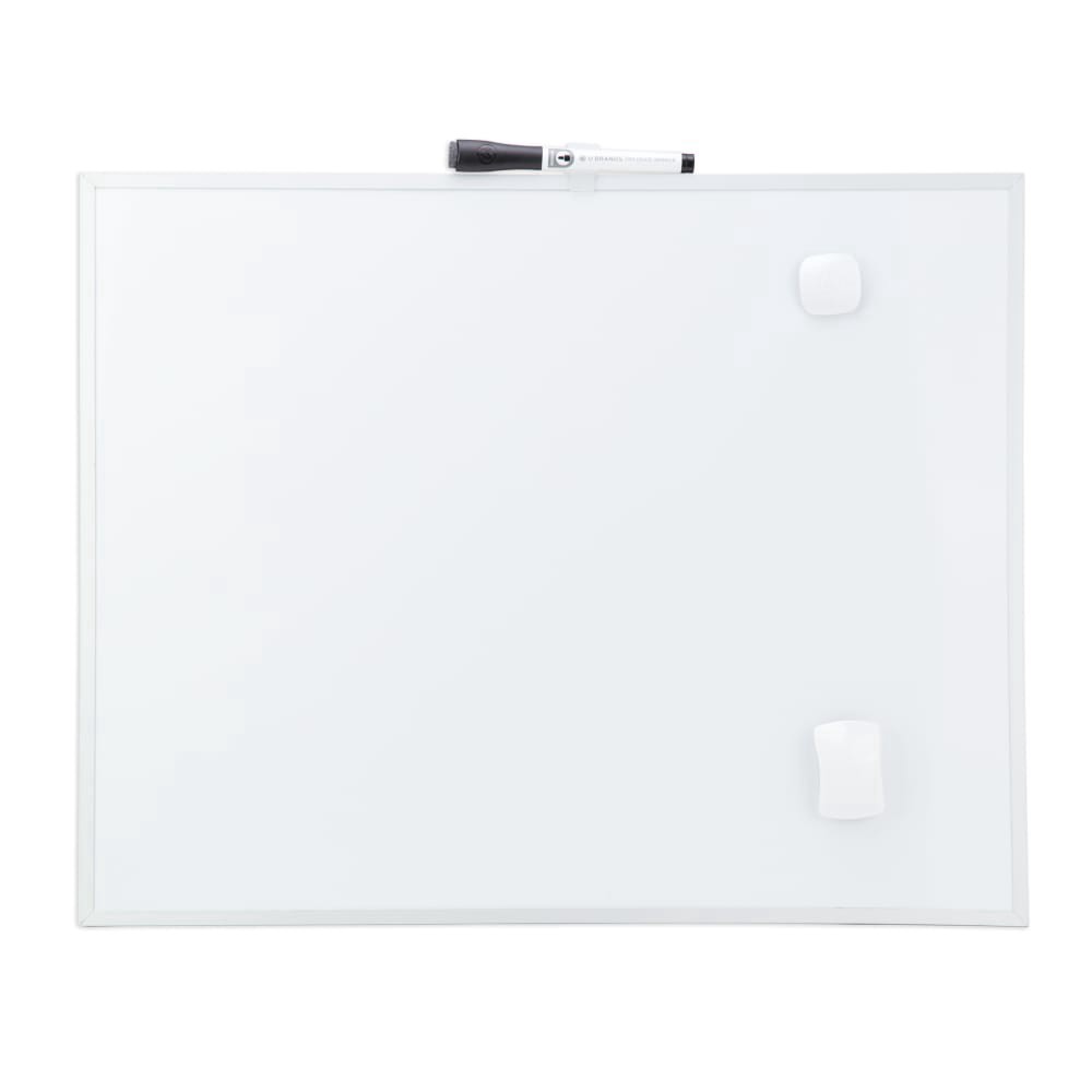 slide 1 of 2, U Brands Magnetic Dry Erase Board, 20 x 16 Inches, Value Pack, Silver Aluminum Frame, 1 ct
