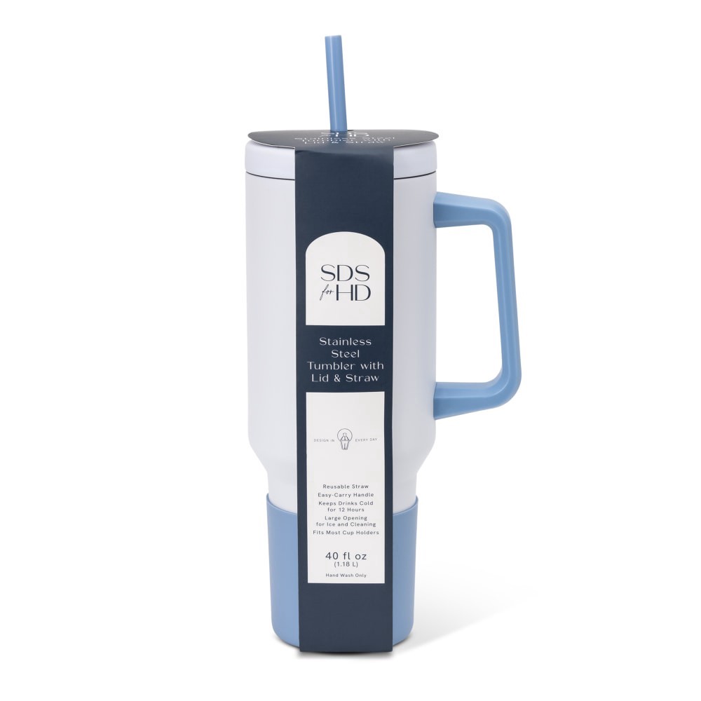 slide 3 of 3, SDS for HD Designs Swivel Tumbler Stainless Steel 2 Tone Leaves, 40 oz