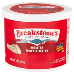 Breakstone Whipped Unsalted Butter Tub