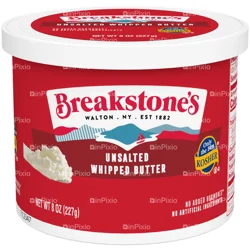 Breakstone Whipped Unsalted Butter Tub