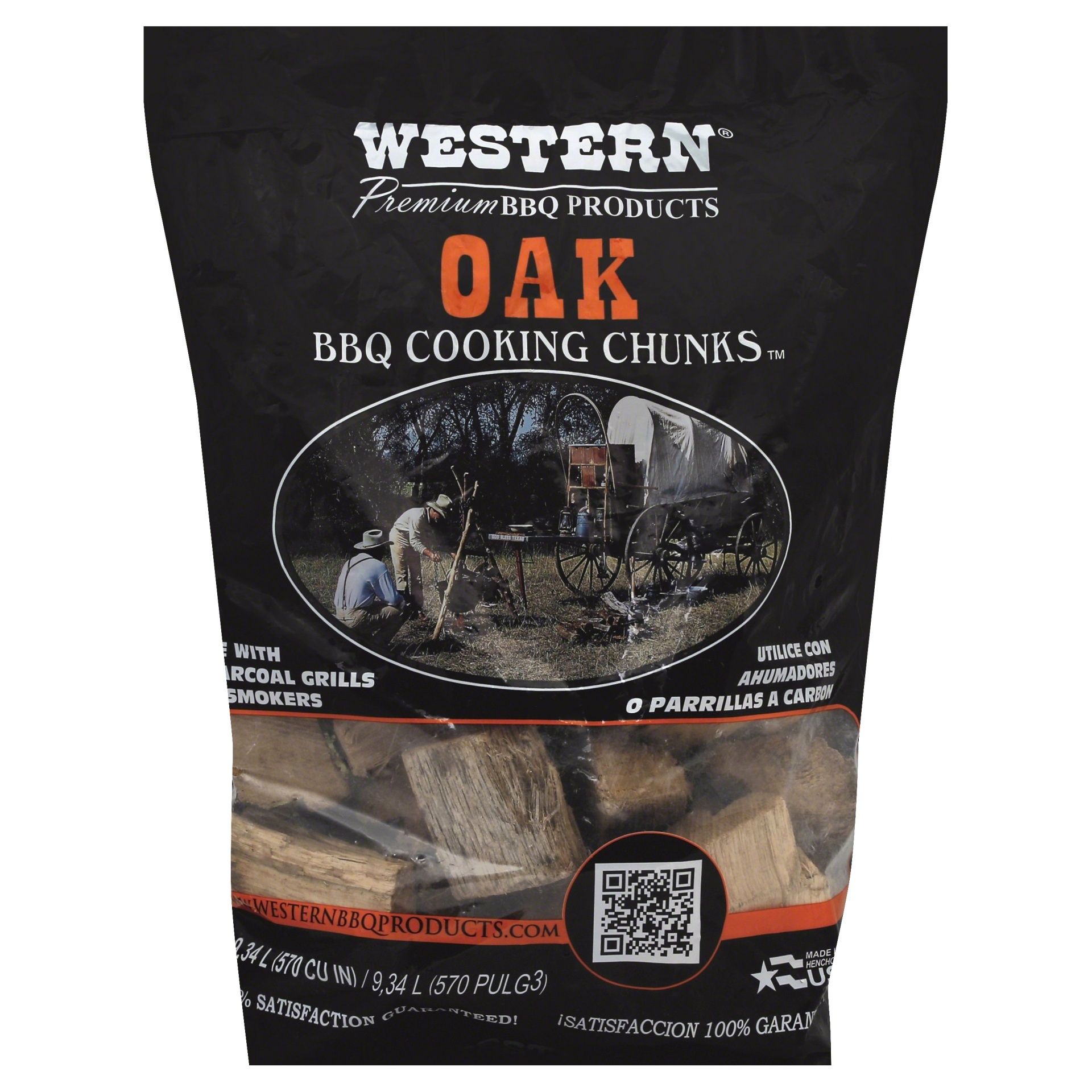 slide 1 of 3, Western Oak Cooking Chunks, 1 ct