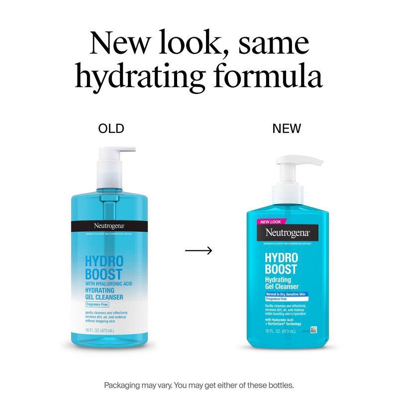 slide 10 of 11, Neutrogena Hydro Boost Fragrance Free Foaming Face Wash, 16 fl. oz, 16 fl oz
