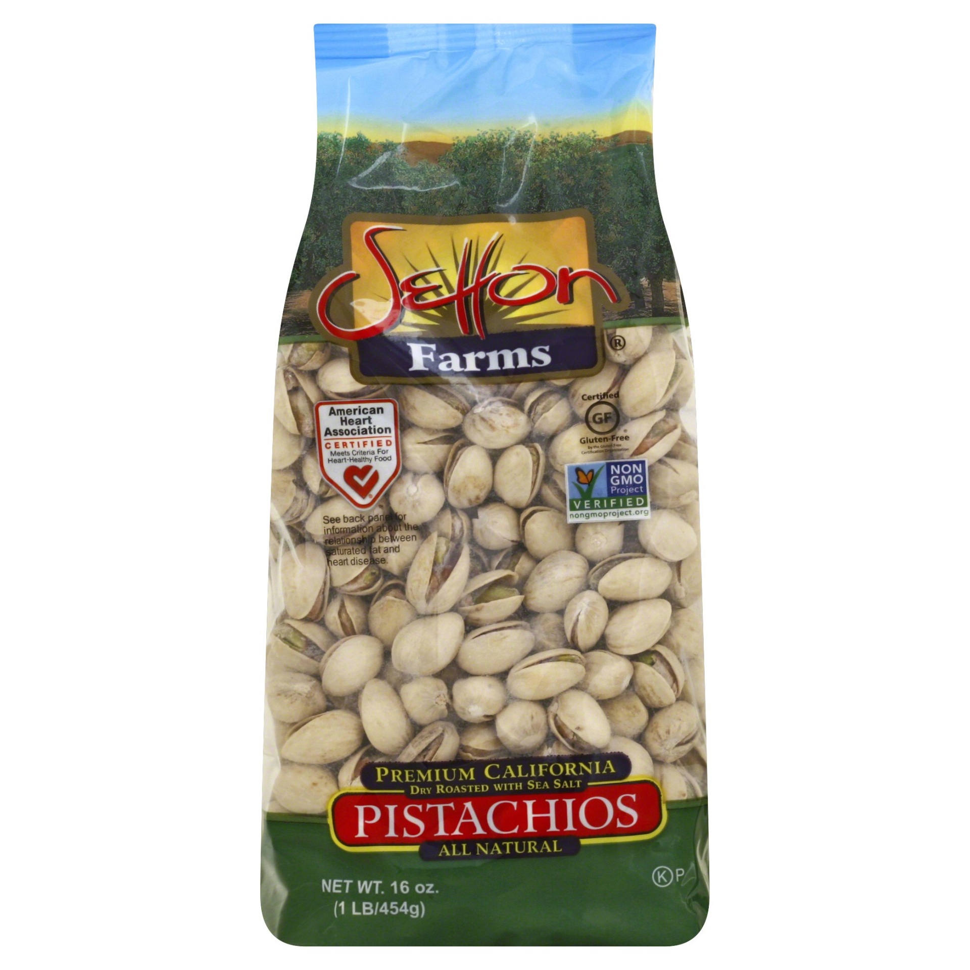 slide 1 of 1, Setton Farms® premium California pistachios, 16 oz