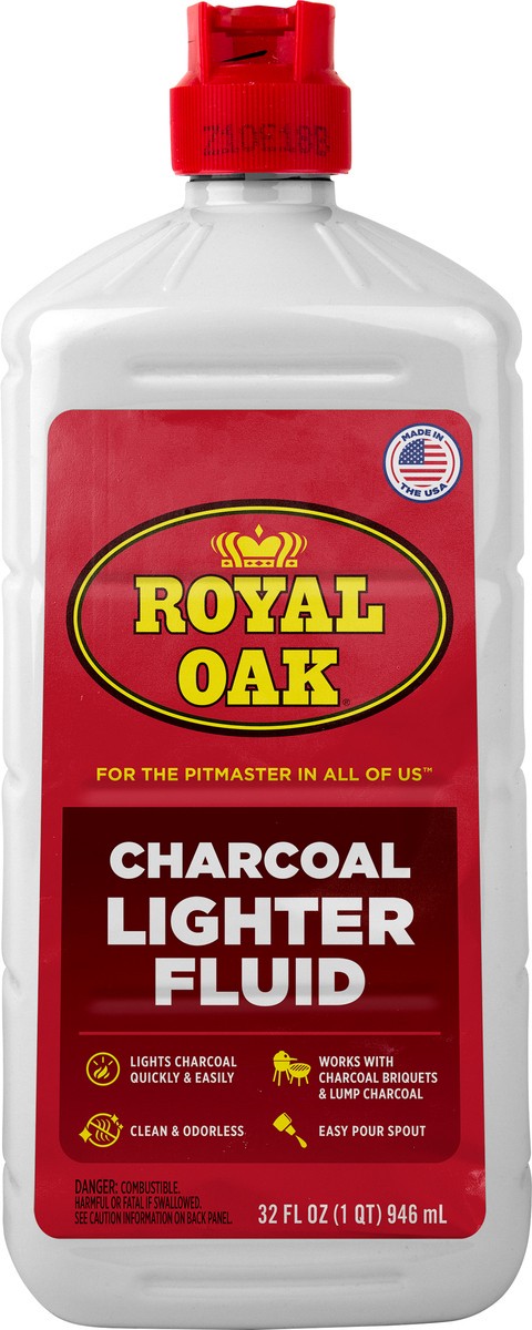 slide 4 of 5, Royal Oak Charcoal Lighter Fluid 32 fl oz, 32 fl oz