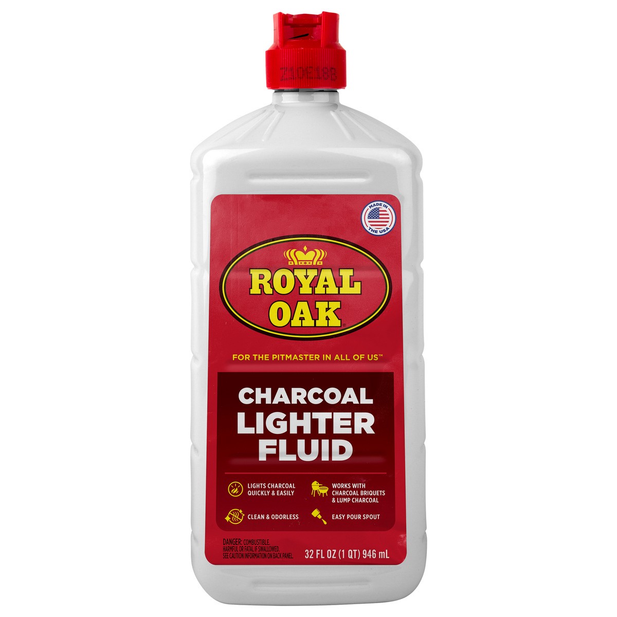 slide 1 of 5, Royal Oak Charcoal Lighter Fluid 32 fl oz, 32 fl oz