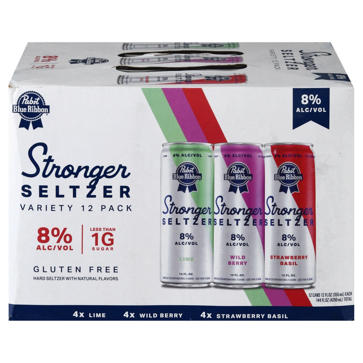 slide 1 of 12, Pabst Variety Pack Hard Seltzer 12Pk Can, 12 ct; 12 oz