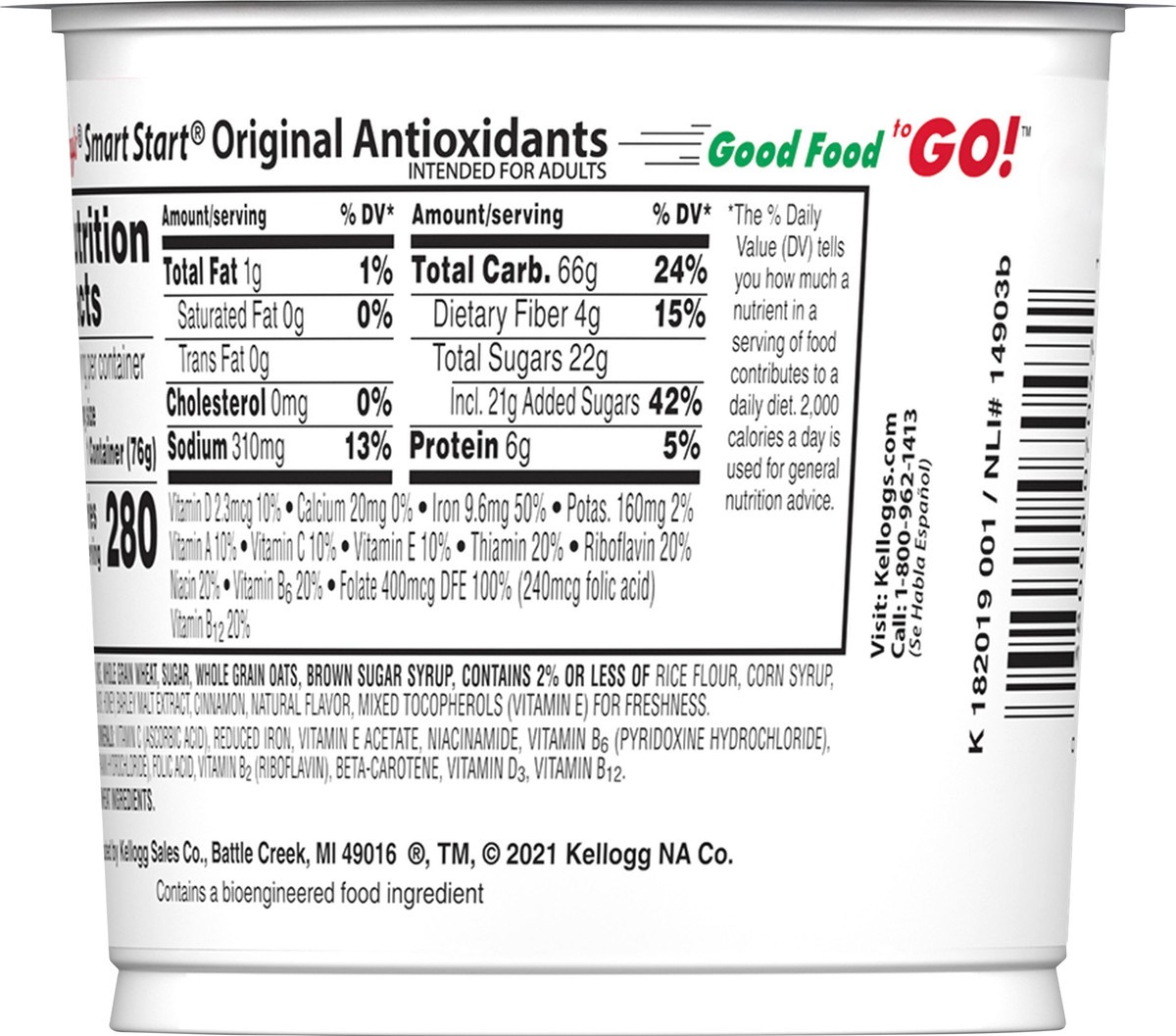 slide 3 of 13, Smart Start Original Antioxidants Cereal 2.7 oz, 2.7 oz