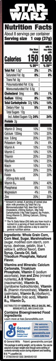 slide 6 of 9, General Mills Star Wars Cereal, 10.2 oz