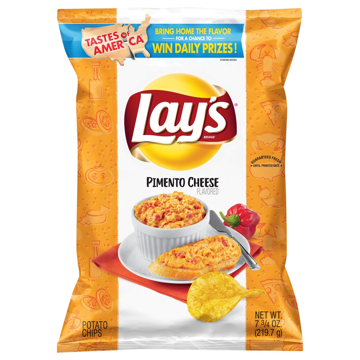 slide 1 of 5, Lay's Pimento Cheese Flavored Potato Chips 7.75 oz, 7.75 oz
