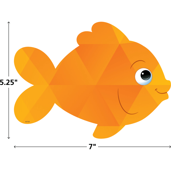 slide 2 of 2, Teacher Created Resources Accents, Colorful Fish, Multicolor, Pack Of 30 Accents, 30 ct