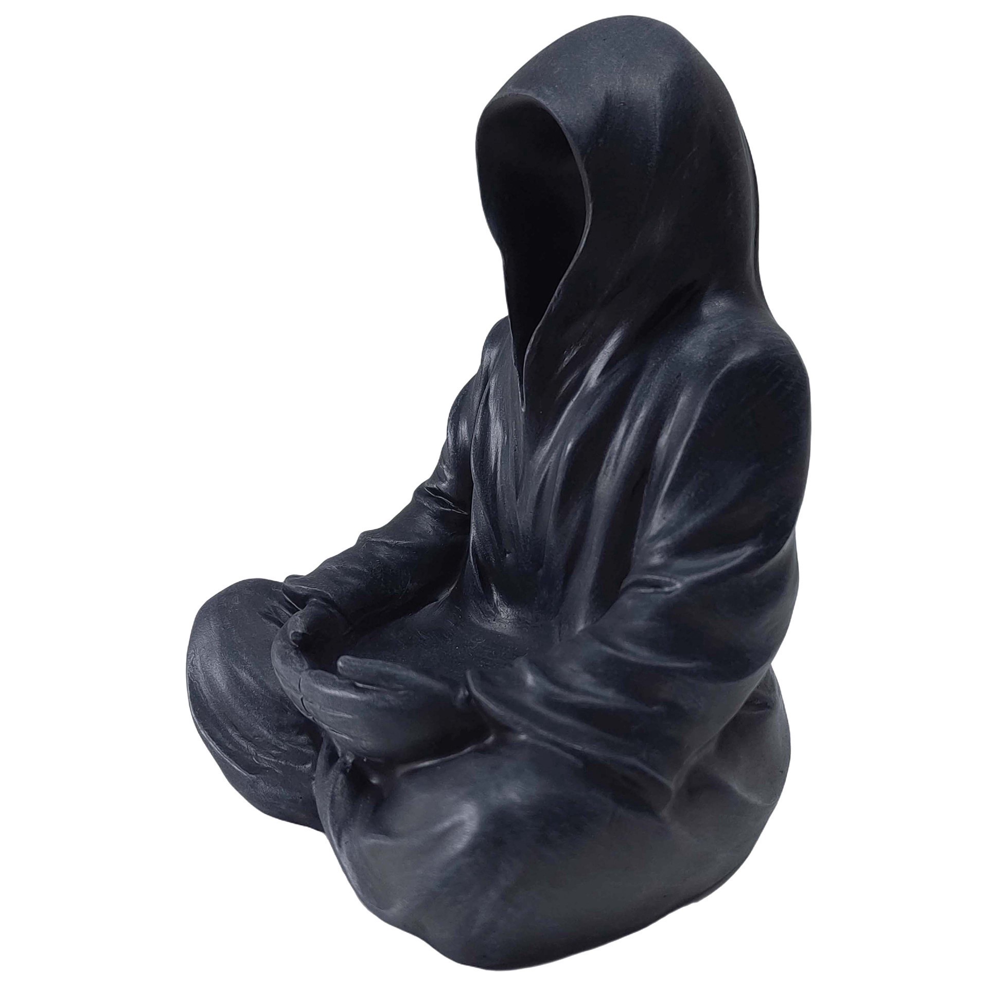 slide 3 of 3, 6.25" Black Reaper Tealight Candle Holder By Ashland, 5.3 in x 3.9 in x 6.3 in